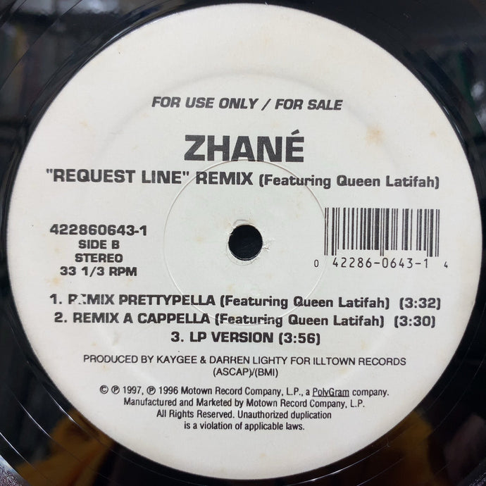 ZHANE / Request Line (Remix) 422860643-1, 12inch – TICRO MARKET