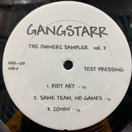 GANG STARR / The Ownerz Sampler Vol. 3 (ARR-103, 12inch)