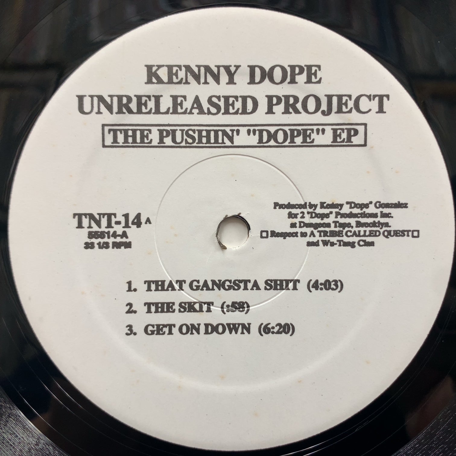 KENNY DOPE UNRELEASED PROJECT / The Pushin' 