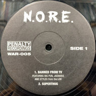 N.O.R.E. / Banned From T.V. / Superthug (WAR-005, 12inch)