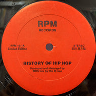DOUBLE DEE & STEINSKI / Lesson 3 - History Of Hip Hop (RPM 101, 12inch) Reissue