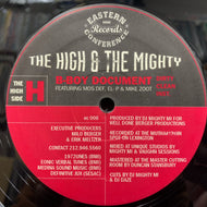 HIGH & MIGHTY / B-Boy Document / Mind, Soul & Body (EC-006, 12inch) Reissue