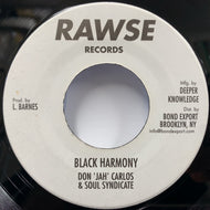 JAH CARLOS & SOUL SYNDICATE / Black Harmony (DKR-126, 7inch) Reissue