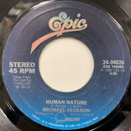 MICHAEL JACKSON / Human Nature / Baby Be Mine (34-04026, 7inch)