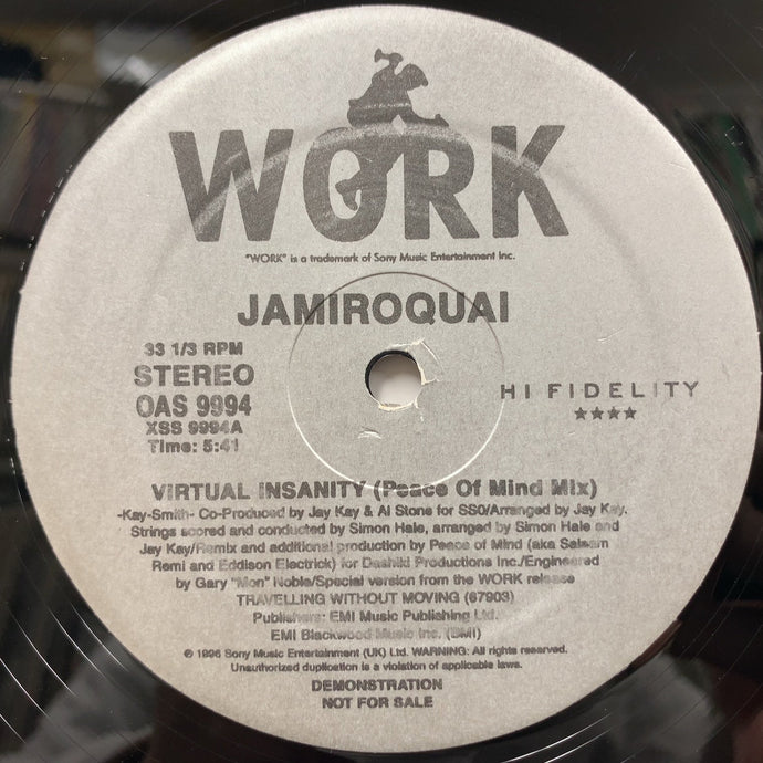 JAMIROQUAI / Virtual Insanity (Reissue, 12inch) – TICRO MARKET