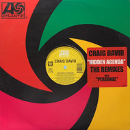 CRAIG DAVID / Hidden Agenda (Remixes) / Personal (0-80070, 12inch)