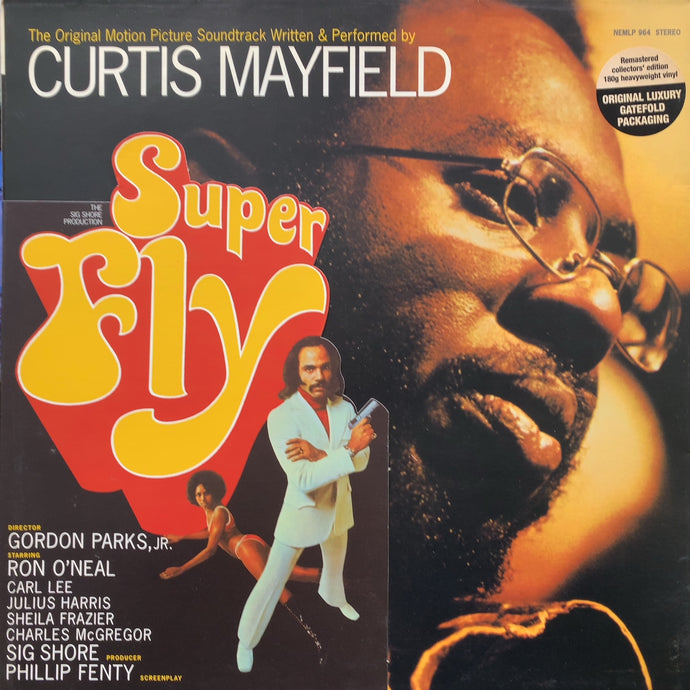 O.S.T. (CURTIS MAYFIELD) / Super Fly (NEMLP 964, LP) 1999 Reissue, Remastered, 180 gram