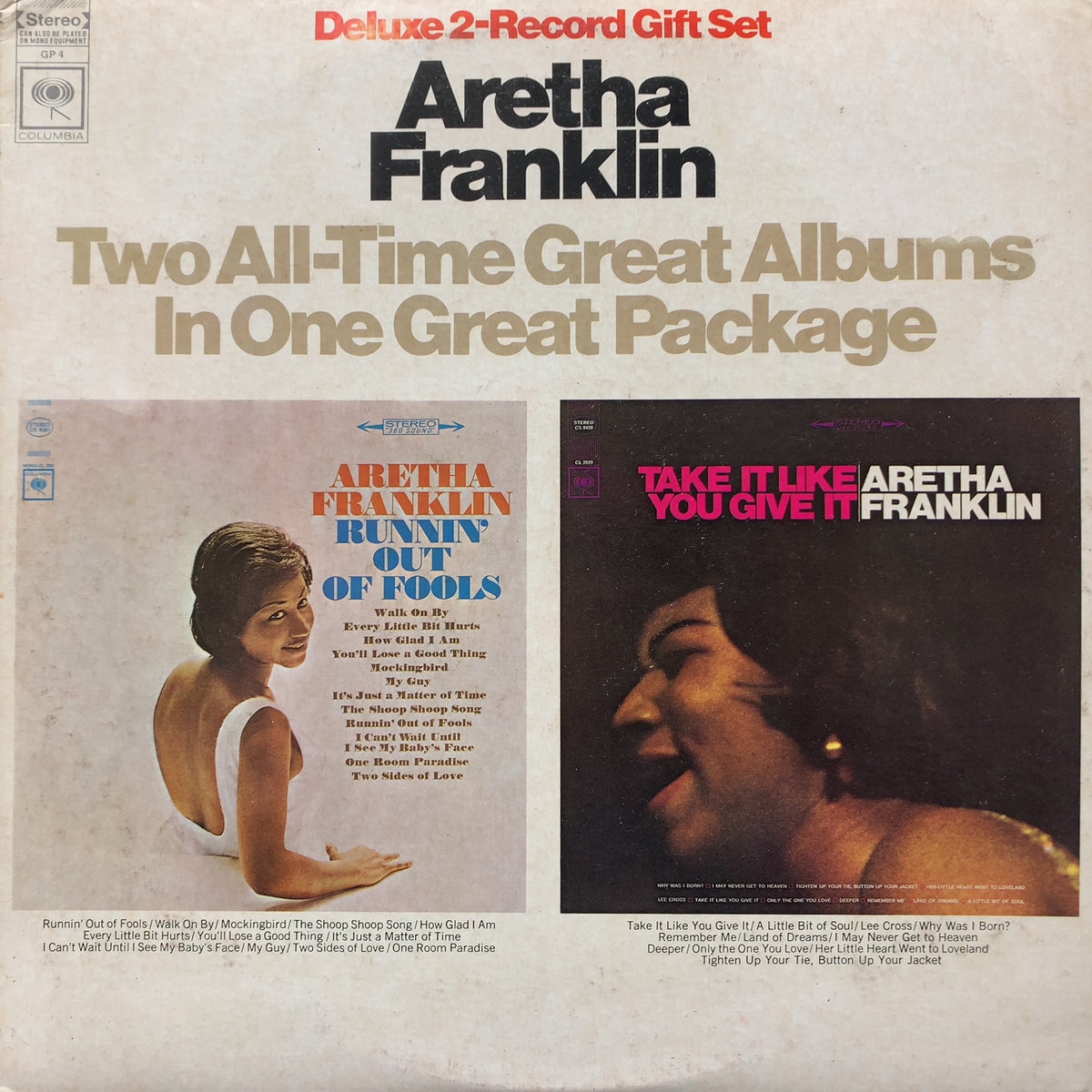 ARETHA FRANKLIN / Runnin' Out Of Fools / Take It Like You Give It (GP ...