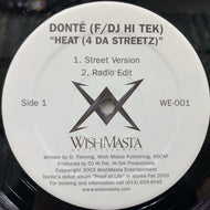 DONTE / Heat (4 Da Streetz) WE-001, 12inch