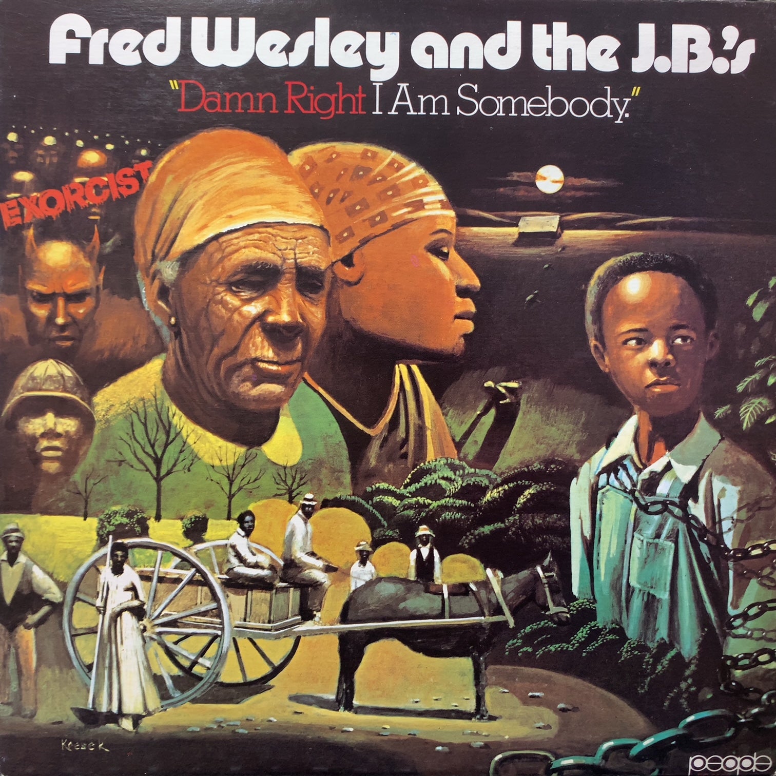 FRED WESLEY AND THE J.B.'S / Damn Right I Am Somebody (PE 6602, LP) Reissue