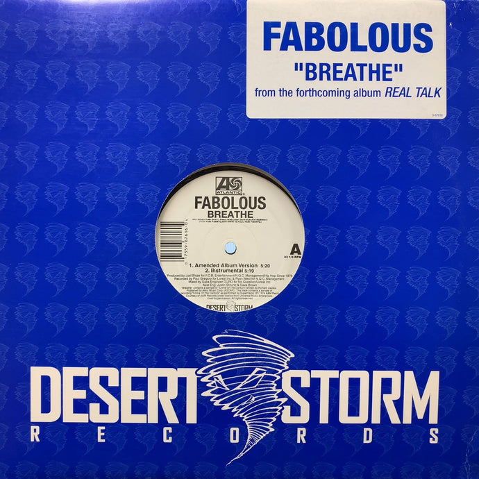 FABOLOUS / Breathe (0-67616, 12inch)
