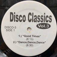 CHIC / Disco Classics Vol. 3 (Disco 3, 12inch)