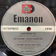 EMANON / What You Live For ( ILL72054-1, 12inch)