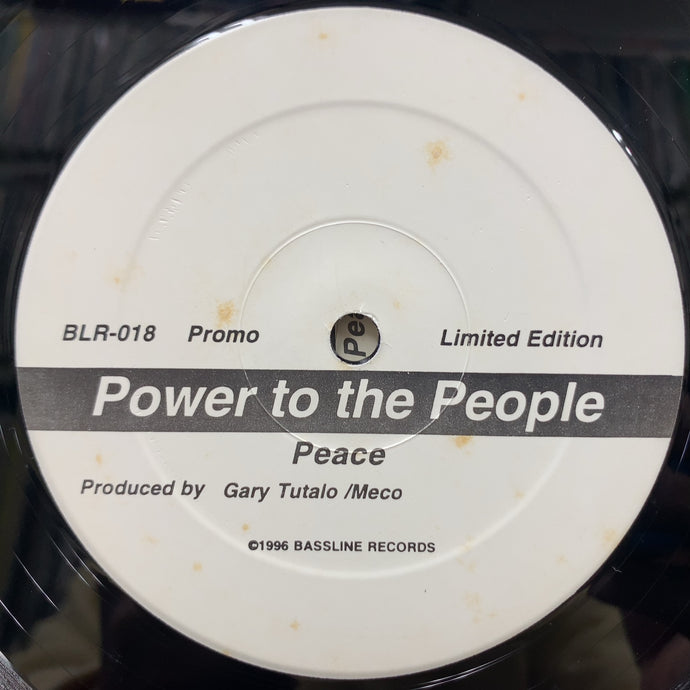 PEACE / Power To The People (BLR-018, 12inch x2)