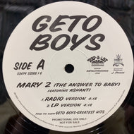 GETO BOYS / Mary 2 (The Answer To Baby) 03474 52006 1 6, 12inch