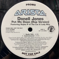 DONELL JONES / Put Me Down (Rap Version) (ARDP-5150, 12inch)