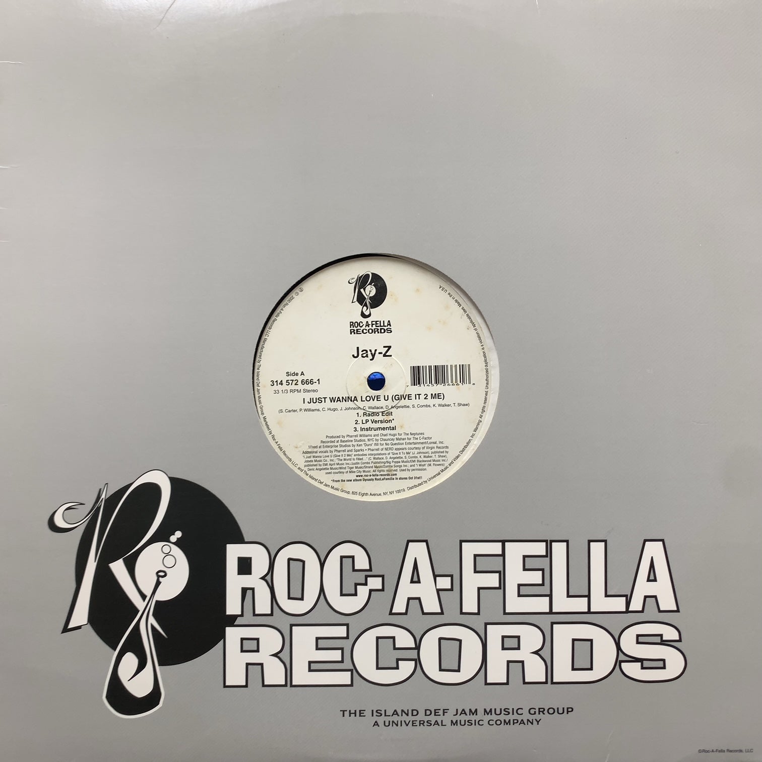 JAY-Z / I Just Wanna Love U (Give It 2 Me) / Parking Lot Pimpin