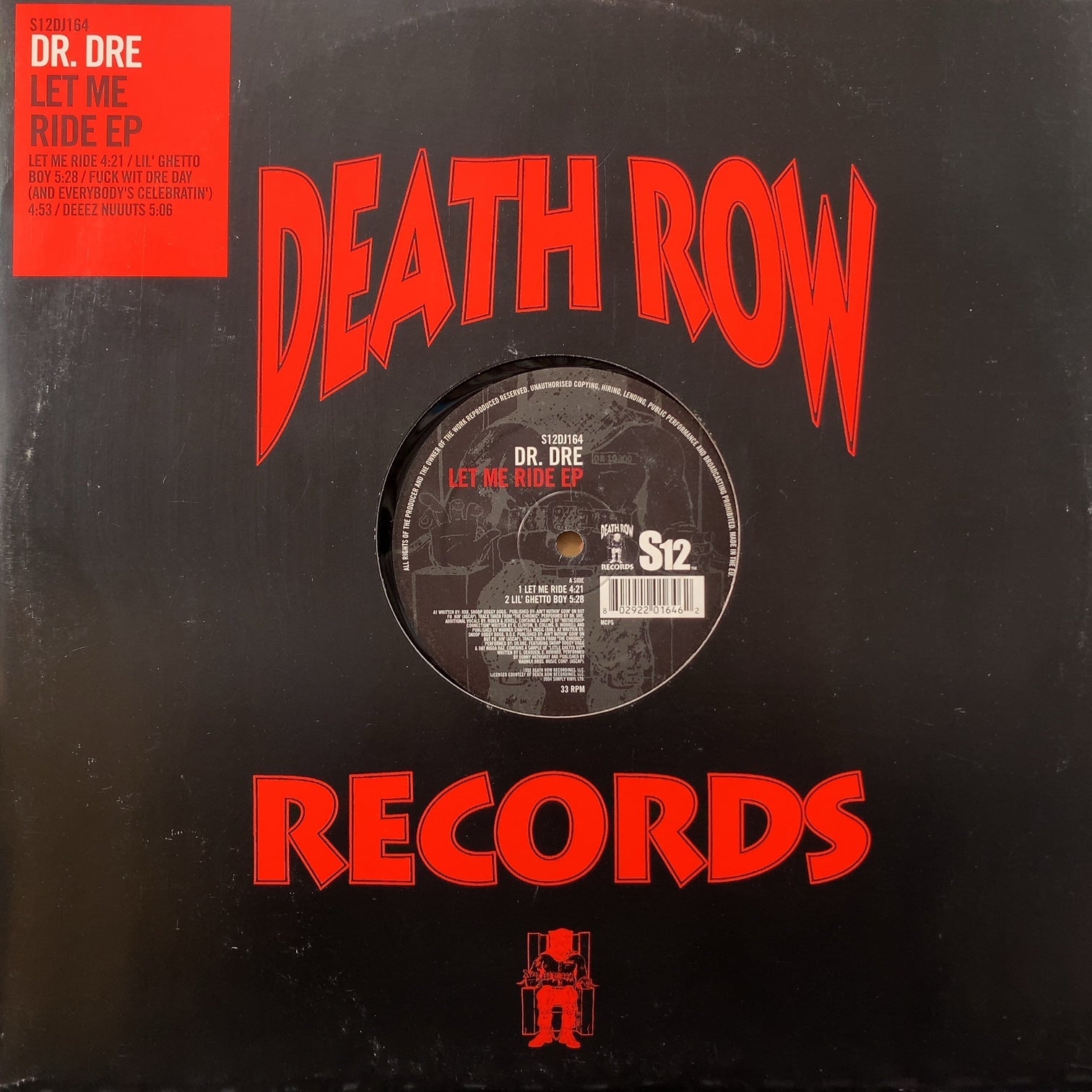 Dr. Dre 4枚セット　12inch レコード DR. DRE / Let Me Ride EP (S12DJ164, 12inch) – TICRO MARKET