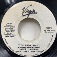 JANET JACKSON / You Want This (38455-7, 7inch)