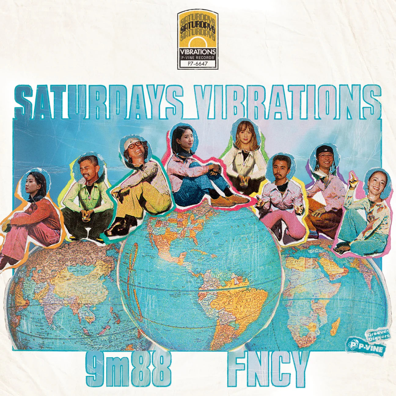 FNCY & 9m88/ SATURDAYS VIBRATION (P-Vine, P7-6647, 7inch