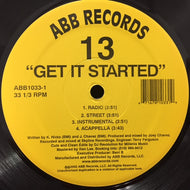 13 / CLEAR THE SPOT / GET IT STARTED