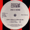 2ND II NONE / DIDN'T MEAN TO TURN YOU ON