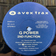 2ND FUNCTION / G Power