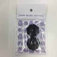 45RPM / FLOWER-POWER TURNTABLE ADAPTER [BLACK]