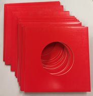 7inch SLEEVE （7インチ　スリーヴ） / EP用 厚紙 カラージャケット(レッド)