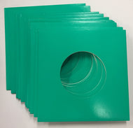 7inch SLEEVE （7インチ　スリーヴ） / EP用 厚紙 カラージャケット(グリーン)