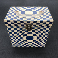 7inch CARRING CASE / Checkered pattern 7インチ・ヴィンテージ 収納BOX 