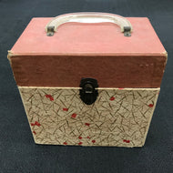 7inch CARRING CASE / Red 50's 7インチ・ヴィンテージ 収納BOX
