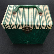7inch CARRING CASE / GREEN 7インチ・ヴィンテージ 収納BOX