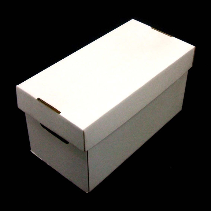 7INCH BOX シングル EP用 レコード BOX / ダンボール 収納BOX (WHITE) 送料別途1300〜3100円