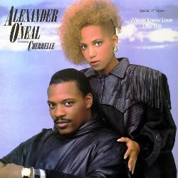 ALEXANDER O'NEAL feat. CHERRELLE / NEVER KNEW LOVE LIKE THIS