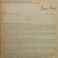 ANTONIO ADOLFO / CONTINUIDADE…