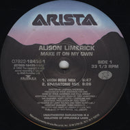 ALISON LIMERICK / MAKE IT ON MY OWN