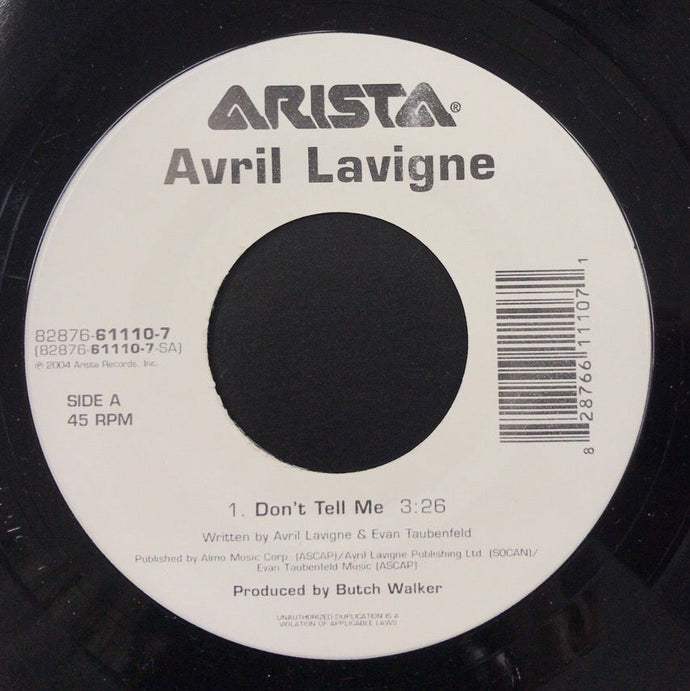 AVRIL LAVIGNE / Don't Tell Me (82876-61110-7) – TICRO MARKET