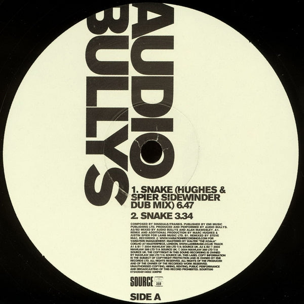 AUDIO BULLYS / SNAKE EP