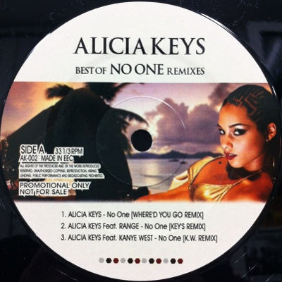 ALICIA KEYS / BEST OF NO ONE REMIXES – TICRO MARKET