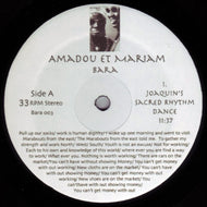 AMADOU ET MARIAM / BARA