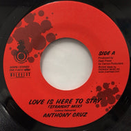 ANTHONY CRUZ / LOVE IS HERE TO STAY