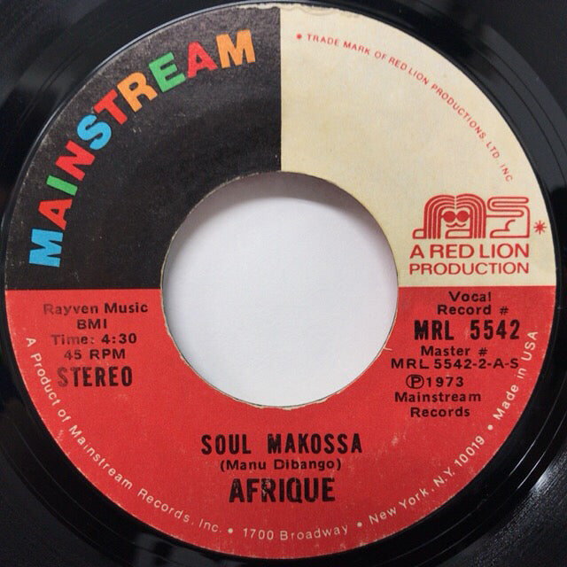 AFRIQUE / Soul Makossa / Hot Mud – TICRO MARKET