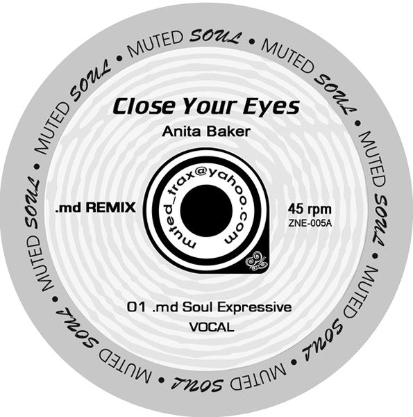 ANITA BAKER / CLOSE YOUR EYES (MD.REMIXES)