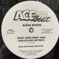 ALICIA MYERS / Right Here Right Now (Hallelujah Anyway) 