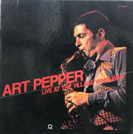ART PEPPER / Live At The Village Vanguard