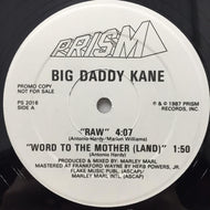 BIG DADDY KANE / RAW / WORD TO THE MOTHER