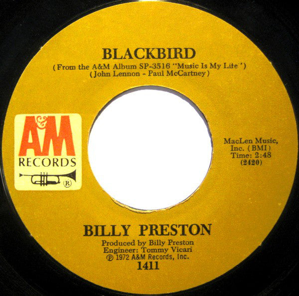 BILLY PRESTON / BLACKBIRD / Will It Go Round In Circles