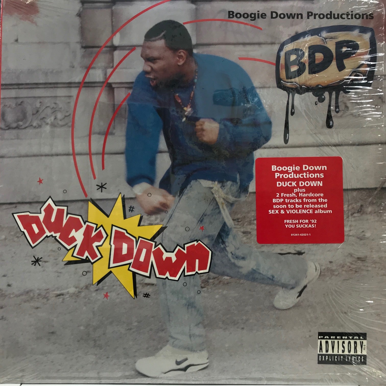 BOOGIE DOWN PRODUCTIONS ロゴパーカー 米国サイズ各色