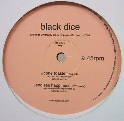 BLACK DICE / CONE TOASTER : EYE REMIX